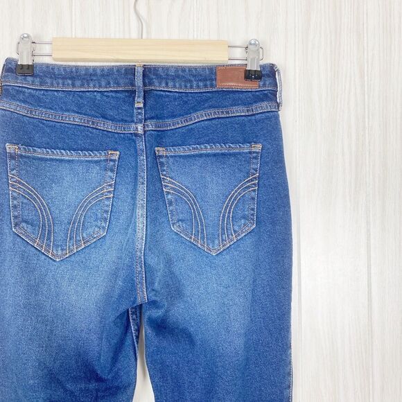 Hollister | Distressed High Rise Vintage Stretch Super Skinny Jeans Size 5 / 27 - Picture 4 of 9